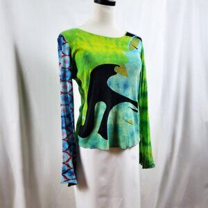 Vintage Custo Barcelona Crop Top - Size 3